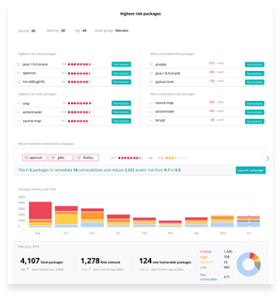 screenshot of Vulcan Cyber